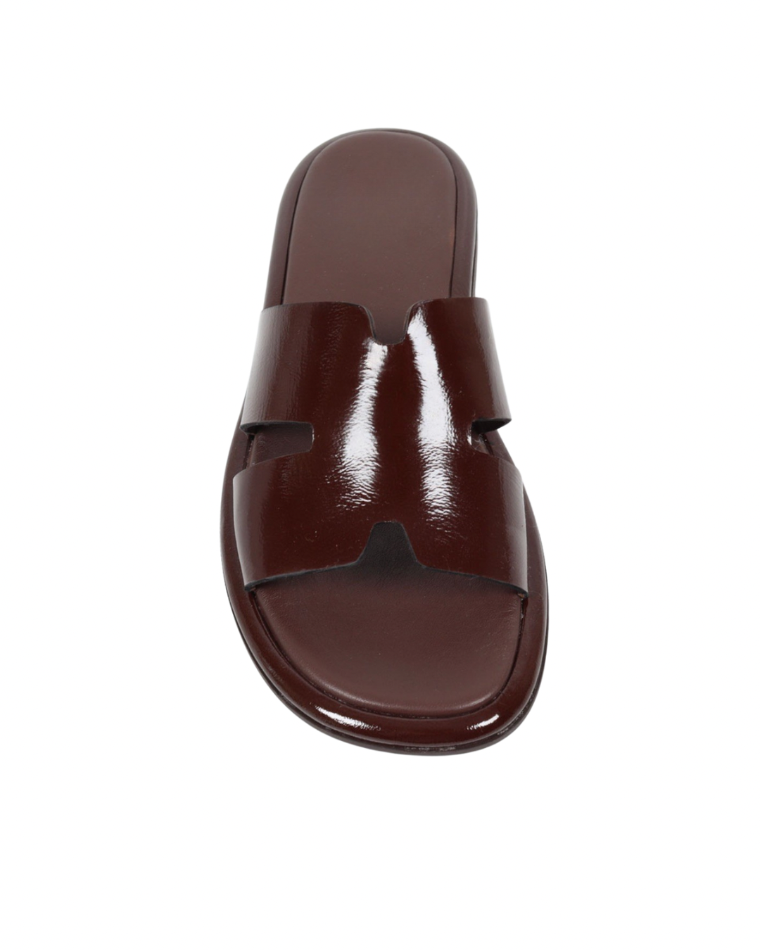 Kahve Rugan Casual Terlik 1222-H
