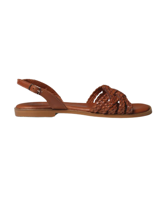 Tan Deri Klasik Sandalet 3200