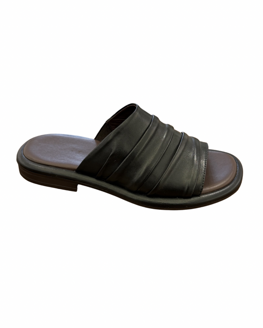 Siyah Deri Casual Terlik 1268