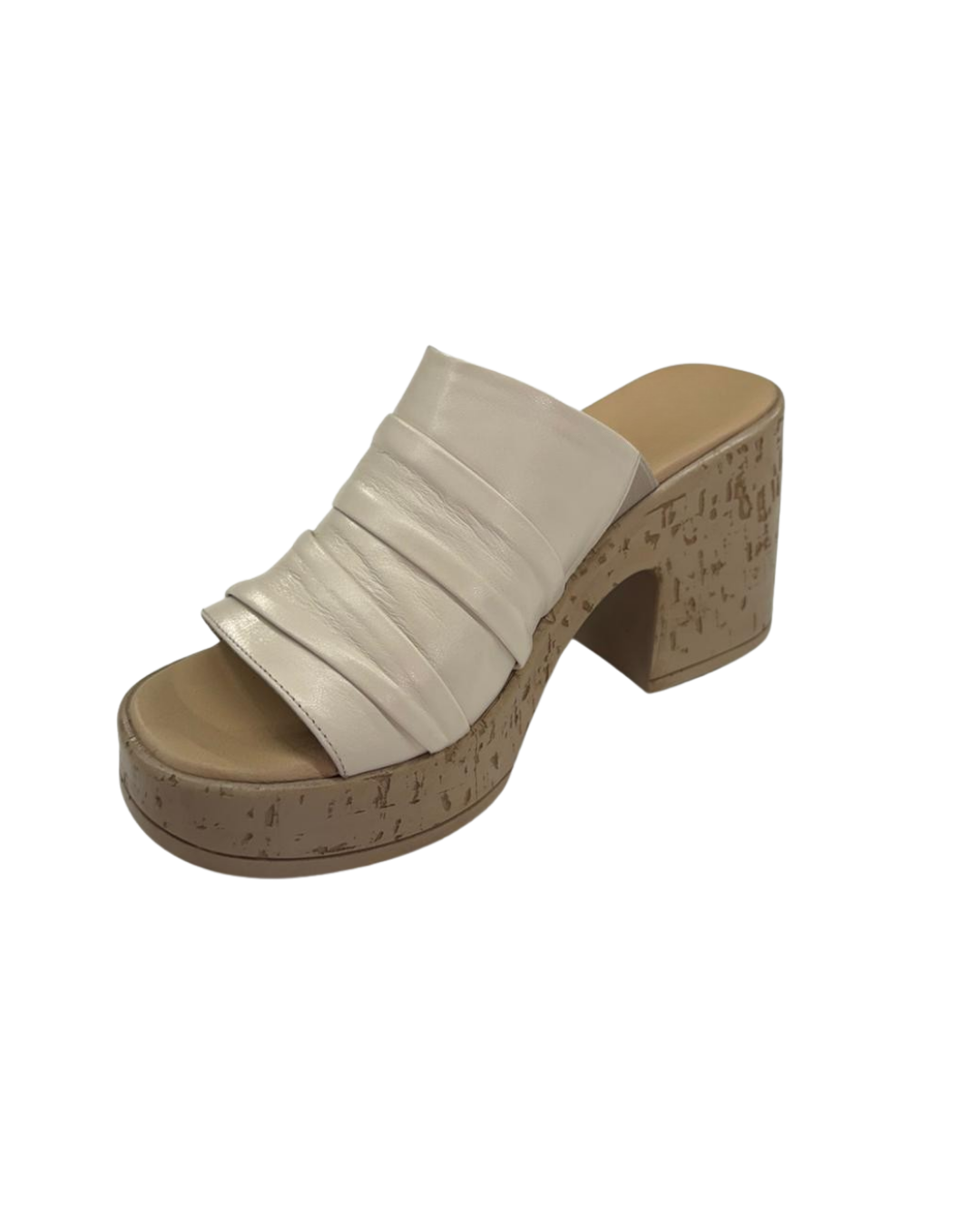 Bej Deri Casual Terlik 1297
