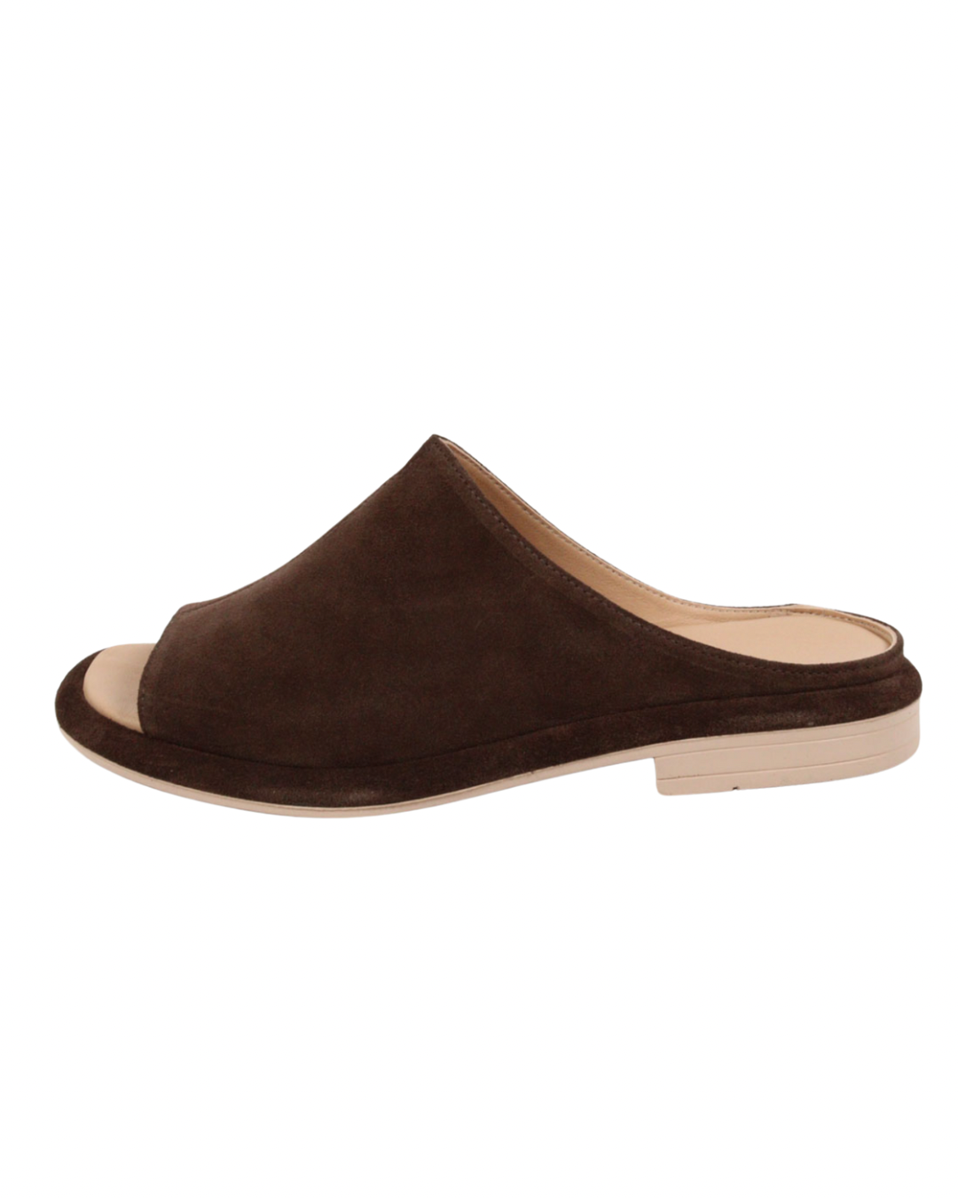 1220 kahve süet casual terlik