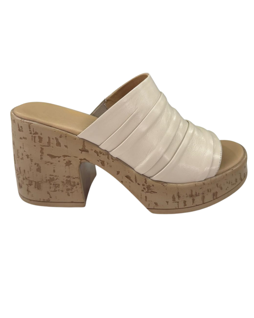 Bej Deri Casual Terlik 1297