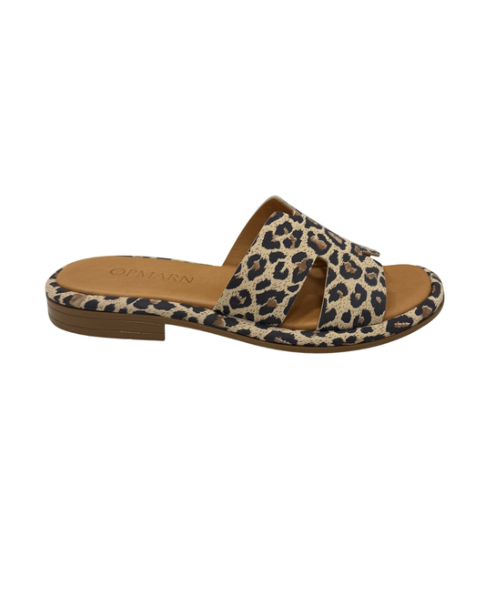Leopar Deri Casual Terlik 1222-H