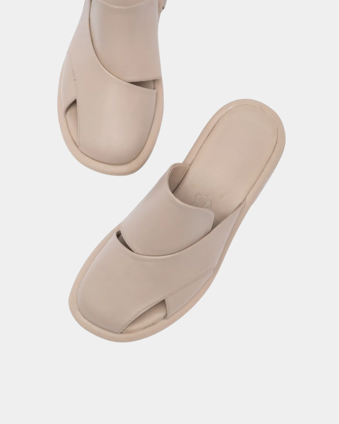 Vizon Deri Casual Terlik 1206