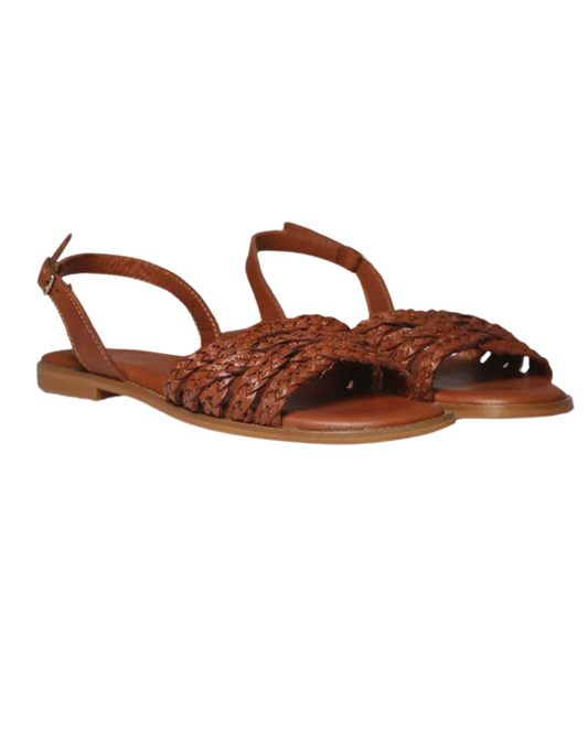 Tan Deri Klasik Sandalet 3200