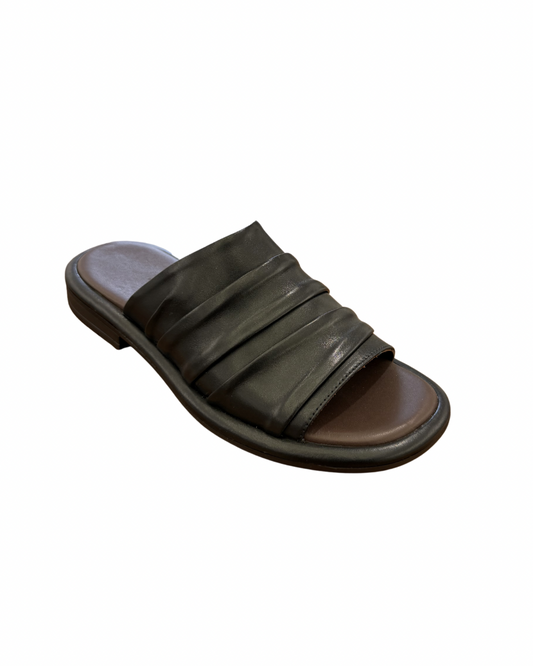 Siyah Deri Casual Terlik 1268