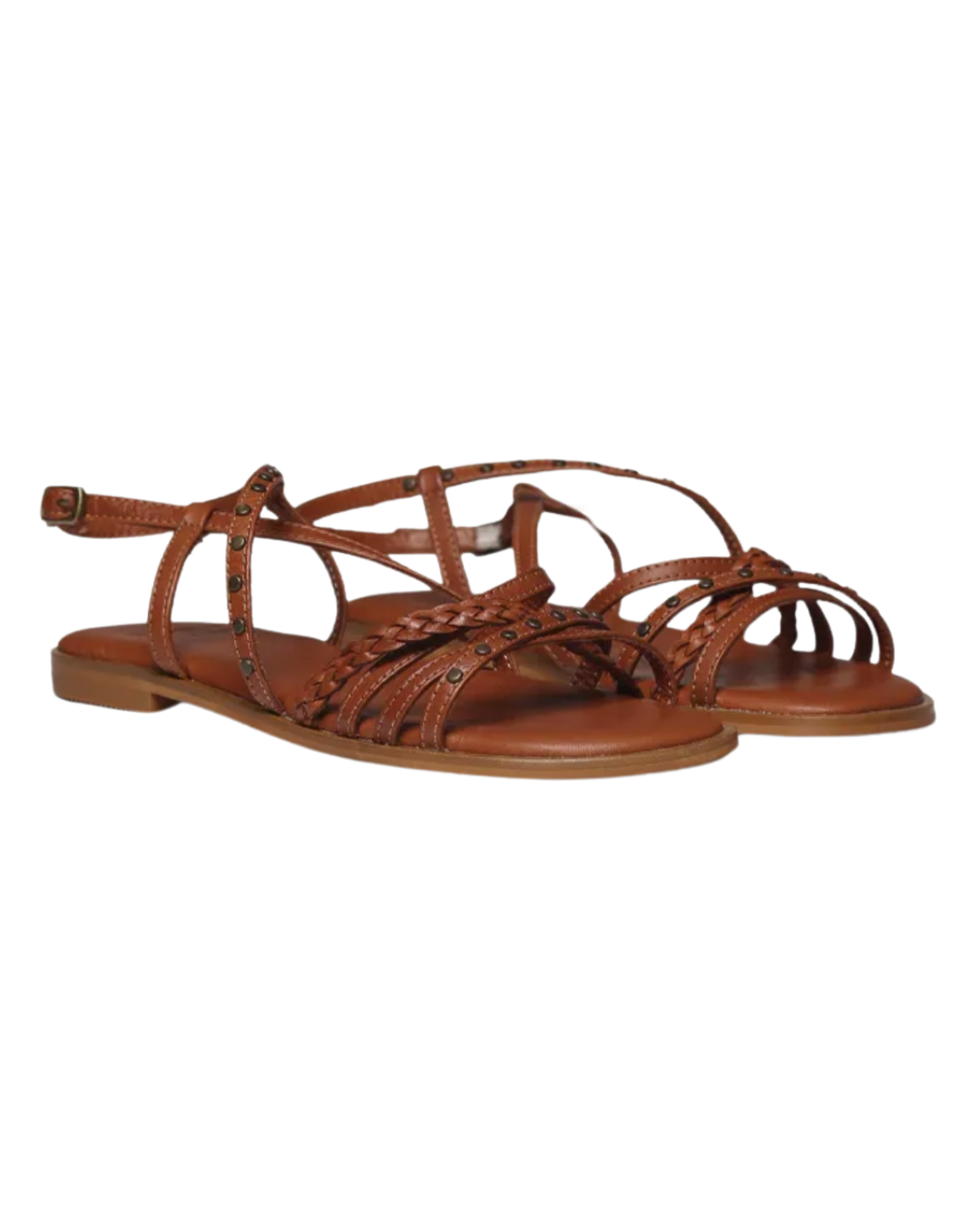 Tan Deri Klasik Sandalet 3209