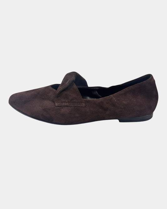 Kahve Süet Sivri Burun Babet 1162