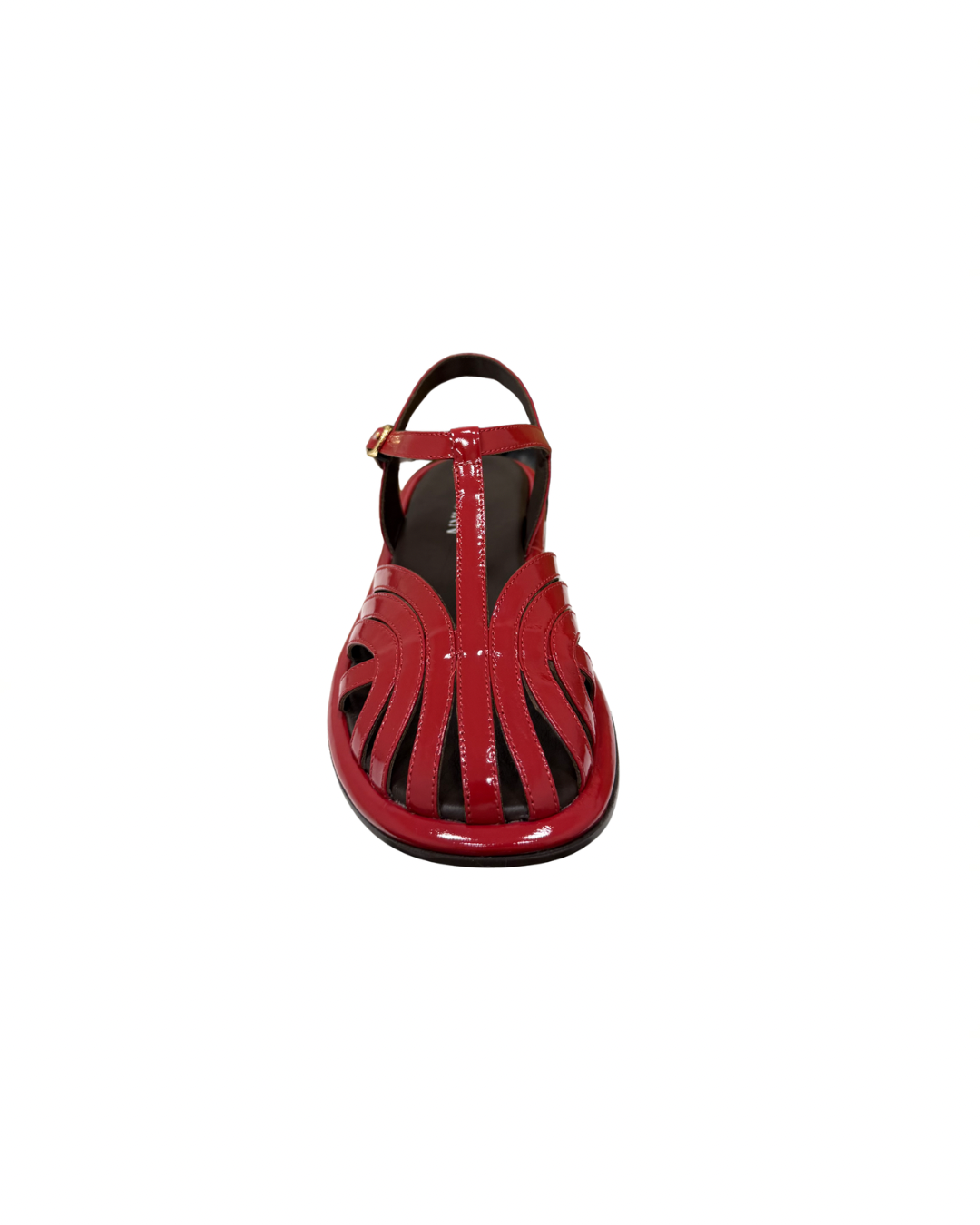 Kırmızı Rugan Casual Sandalet 1271