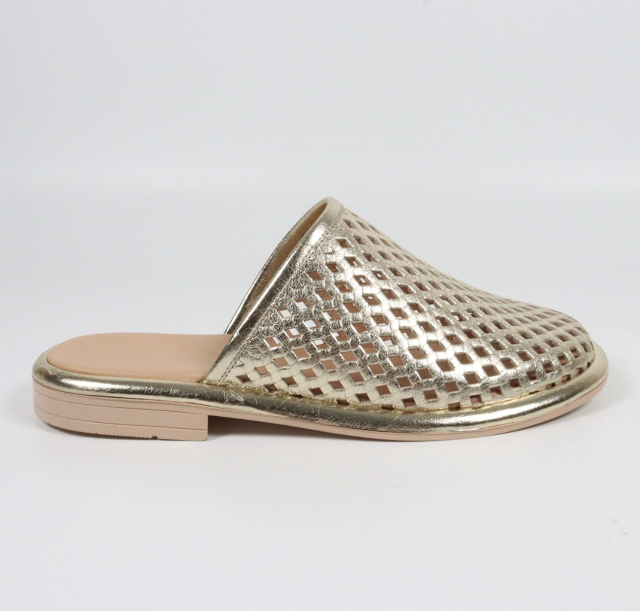 Altın Deri Comfort Terlik 1225