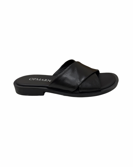 Siyah Deri Comfort Terlik 988