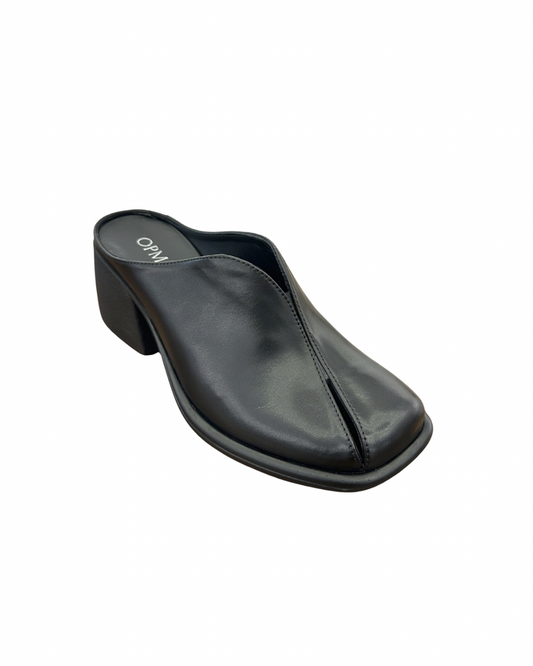Siyah Deri Casual Terlik 1070