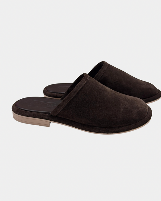 225 kahve süet comfort terlik