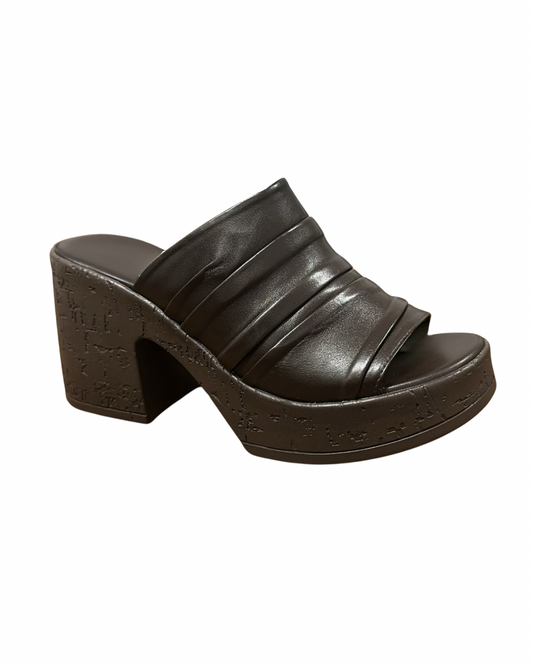 Kahve Deri Casual Terlik 1297