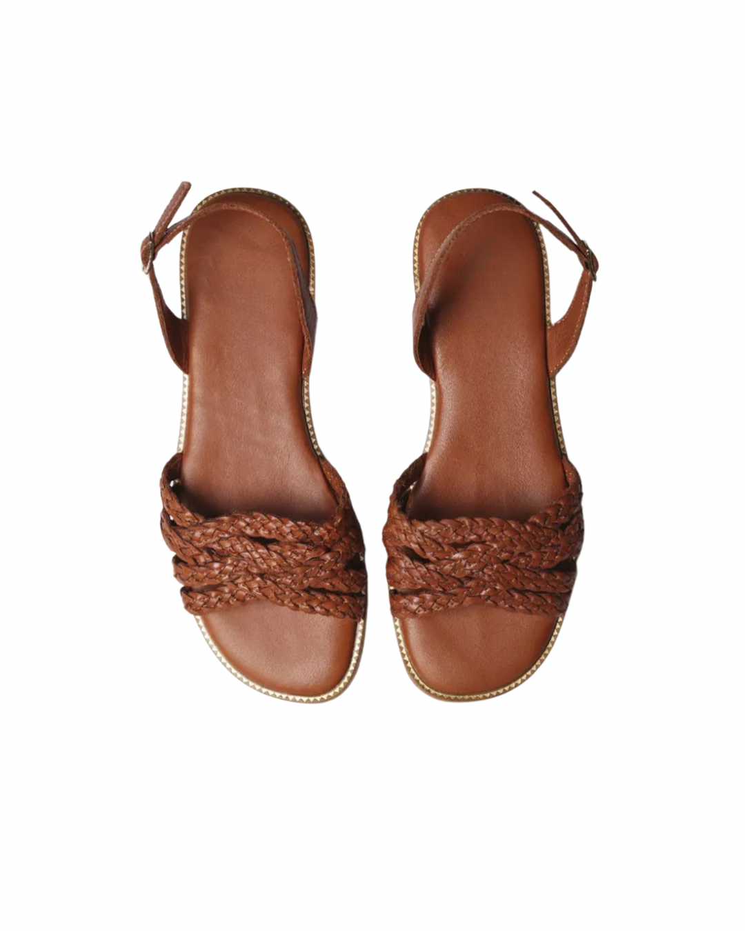 Tan Deri Klasik Sandalet 3200