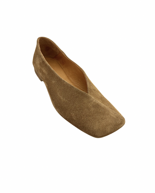 Sigaro Süet Küt Burun Ayakkabı 1215