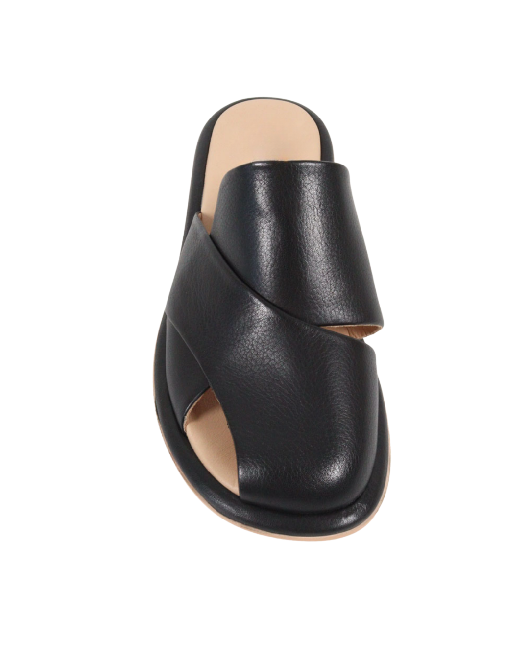 Siyah Deri Casual Terlik 1206