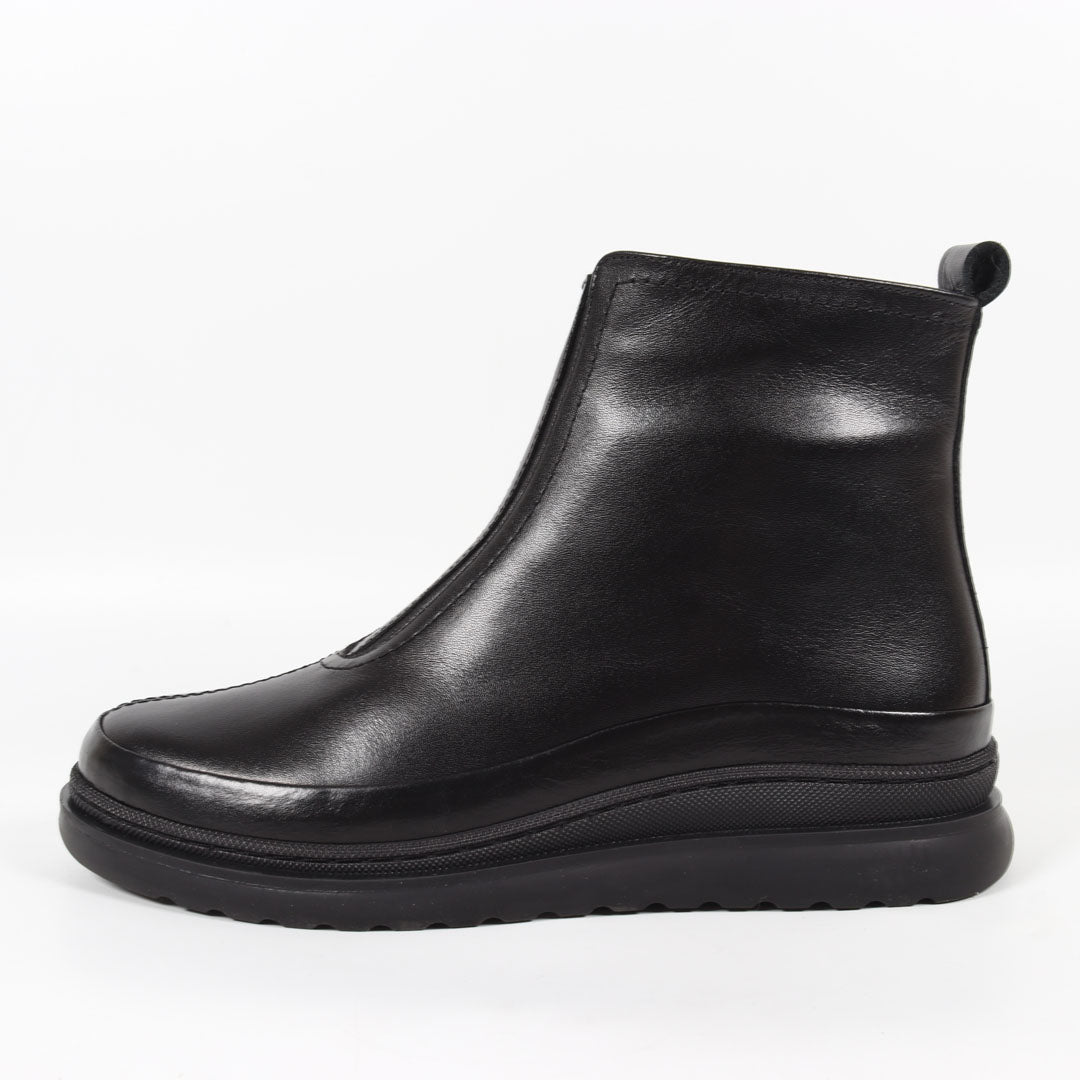 1240 siyah deri comfort bot