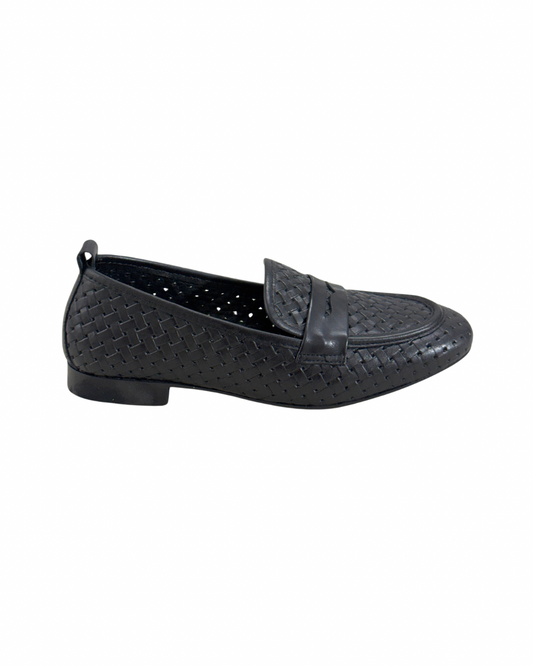 Siyah Deri Casual Ayakkabı 1217