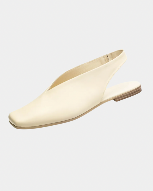 Bej Deri Klasik Babet 1169