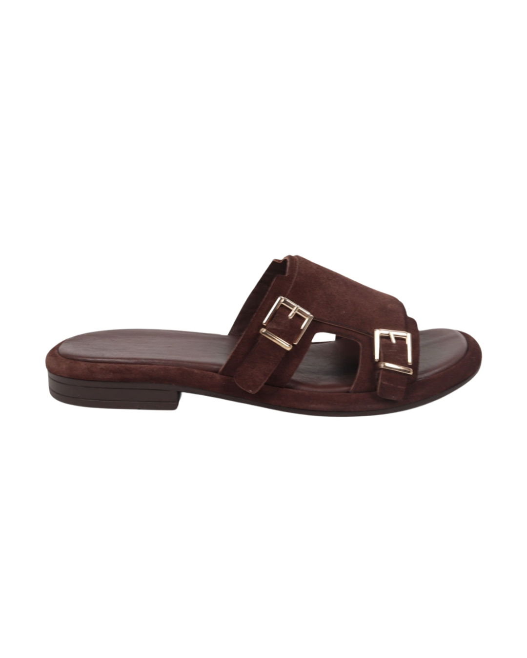 Kahve Süet Casual Terlik 1246